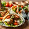 10-Minute Mediterranean Falafel Wraps