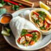 10-Minute Thai Peanut Wraps