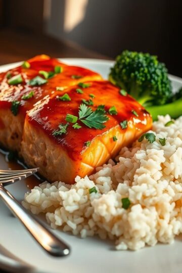 Honey Garlic Salmon (High Protein) – Healthy Weeknight Dinner (So Easy!)
