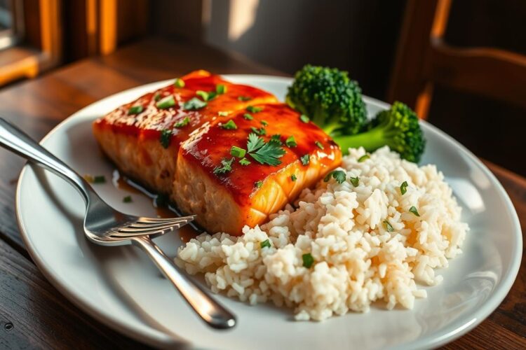 Honey Garlic Salmon (High Protein) – Healthy Weeknight Dinner (So Easy!)