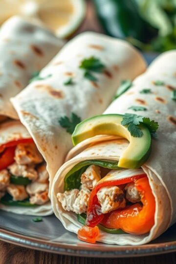 Low-Carb Tex-Mex Folded Wraps