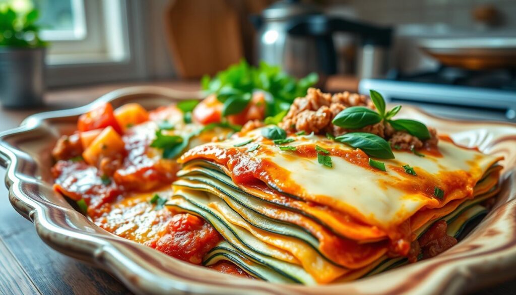 Low-Carb Zucchini Lasagna Bake