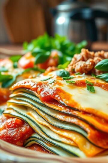 Low-Carb Zucchini Lasagna Bake
