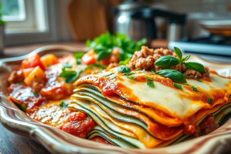 Low-Carb Zucchini Lasagna Bake