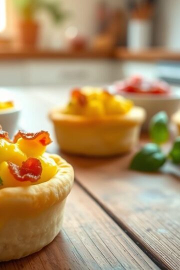 Savory Breakfast Biscuit Cups