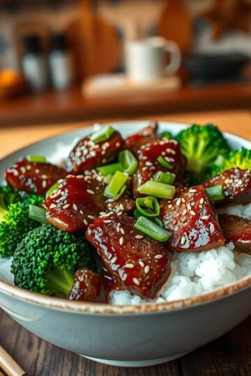 Teriyaki Beef & Broccoli Rice Bowl