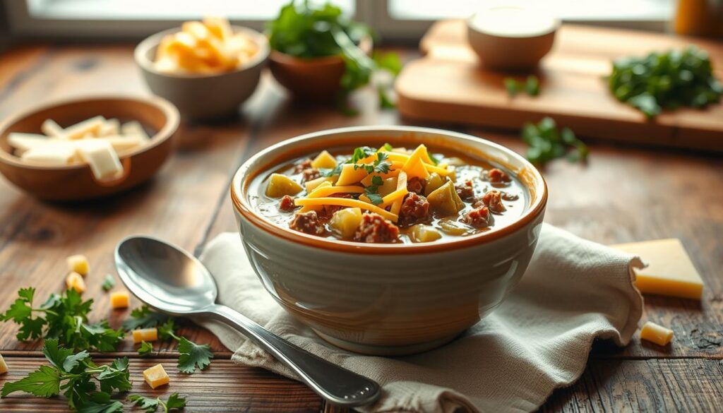 cheeseburger soup