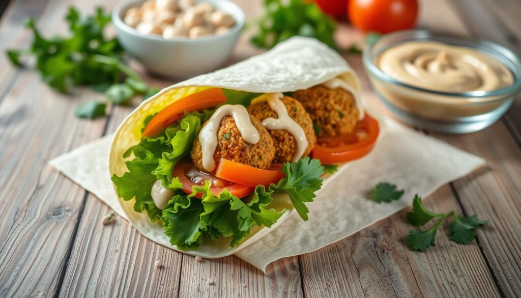 falafel wrap