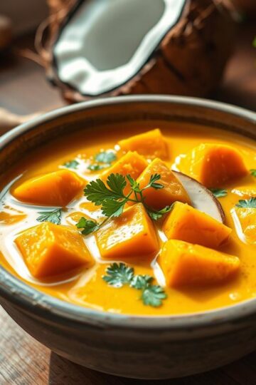 Ginger Sweet Potato Coconut Milk Stew