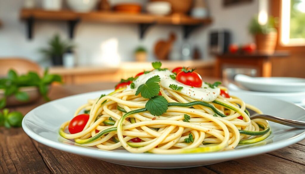 Keto Cream Cheese Noodles Low-Carb Weight Loss Meal