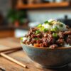 Korean Ground Beef Bowl