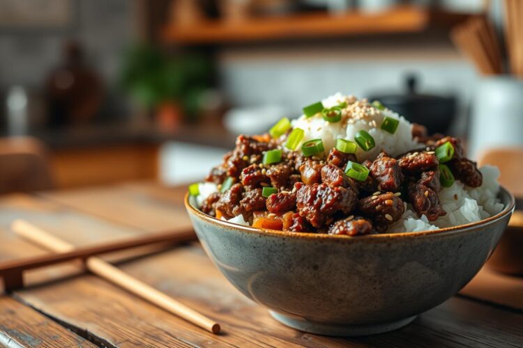 Korean Ground Beef Bowl
