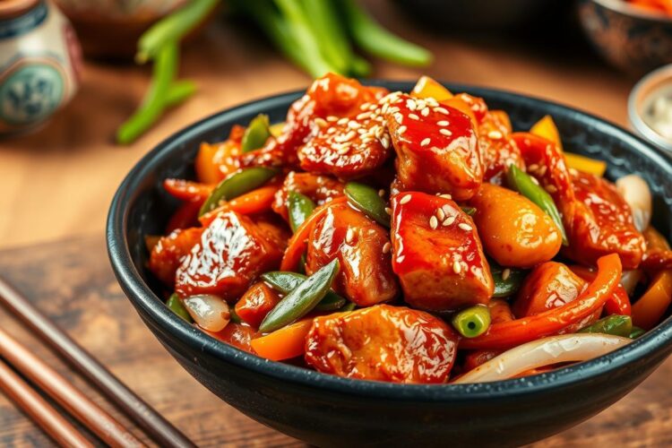 Korean Spicy Chicken Stir Fry