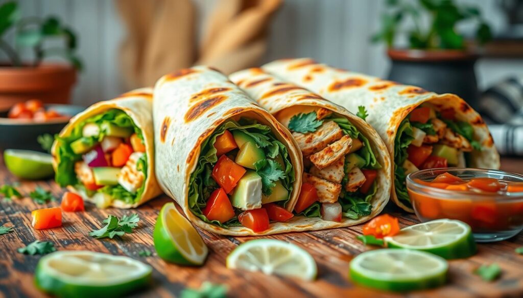 Low-Carb Tex-Mex Folded Wraps Recipe