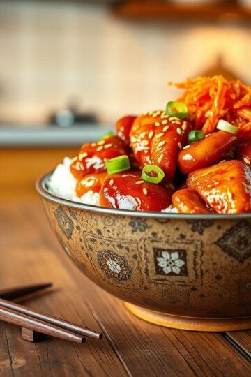 Spicy Korean Chicken Bowl