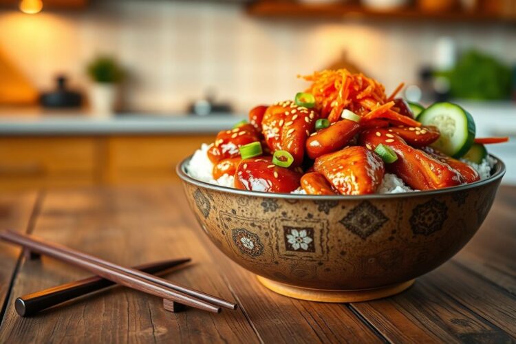 Spicy Korean Chicken Bowl