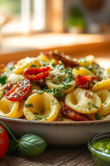 Sun-Dried Tomato Pesto Tortellini