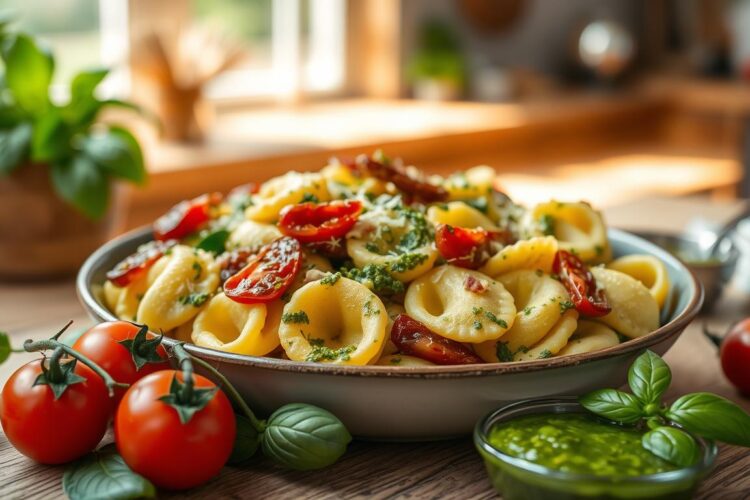 Sun-Dried Tomato Pesto Tortellini