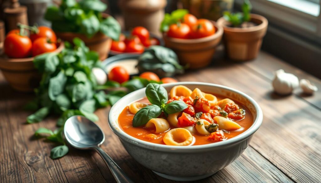 Vegan Tomato Tortellini Soup Weight Loss Recipe