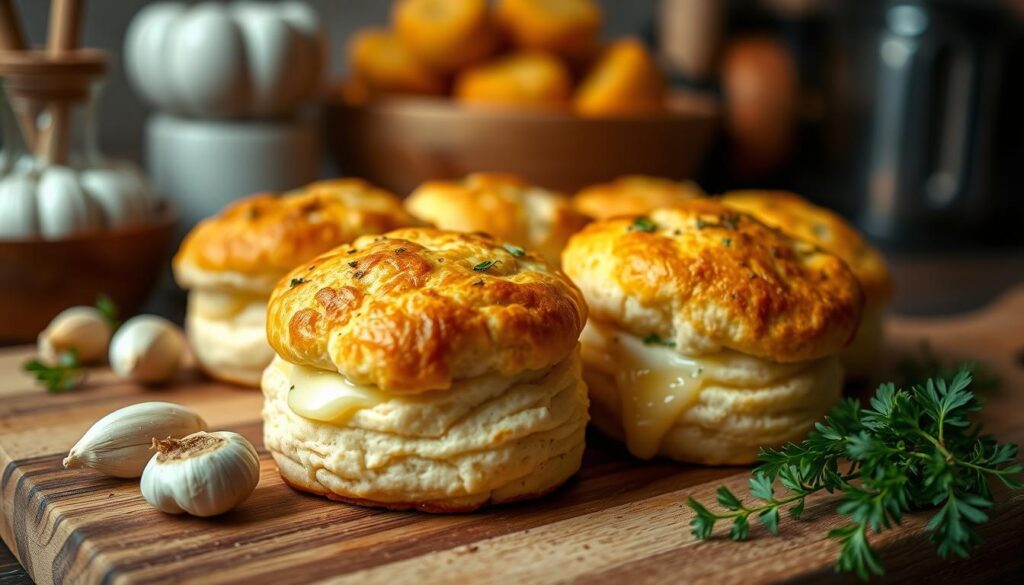 garlic biscuits