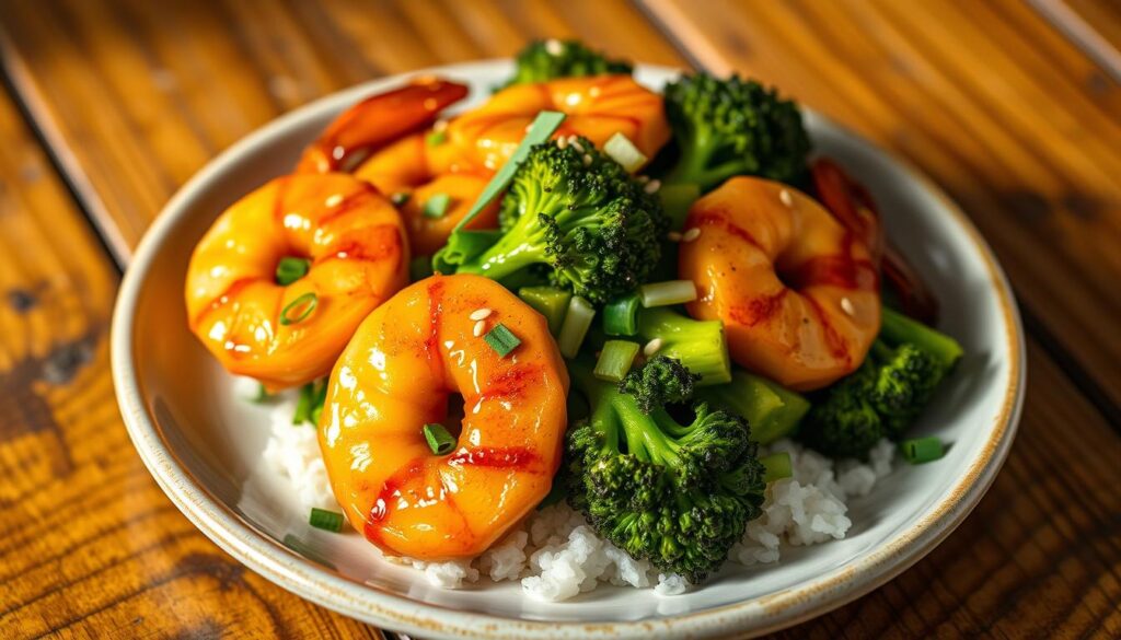 honey garlic shrimp
