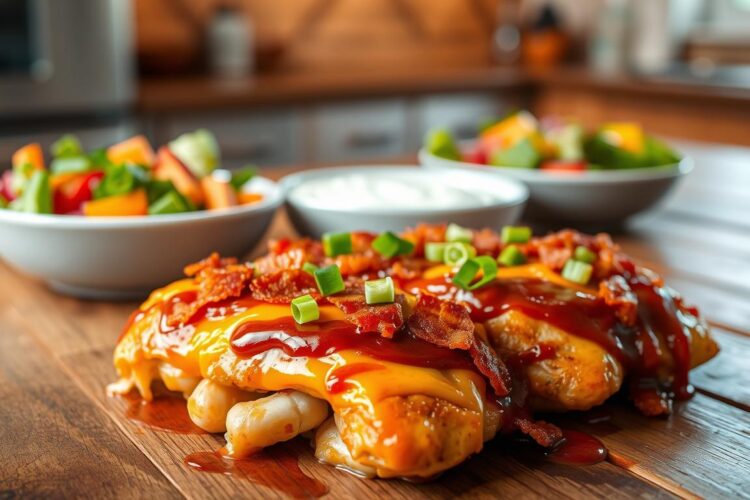 BBQ Bacon Ranch Chicken Bake