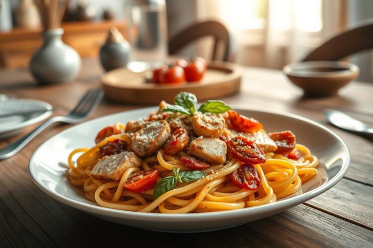 Creamy Sun-Dried Tomato Chicken Pasta
