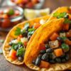 Crispy Black Bean Tacos