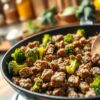 Keto Hamburger Broccoli Skillet