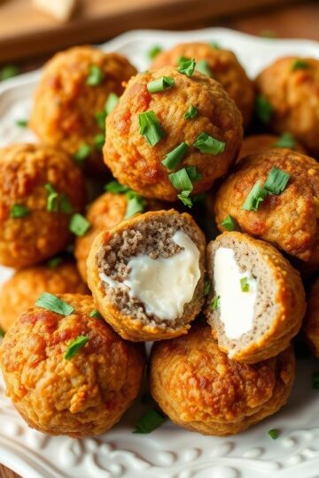 Keto Rotel Cream Cheese Sausage Balls