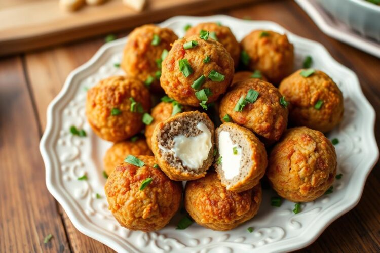 Keto Rotel Cream Cheese Sausage Balls