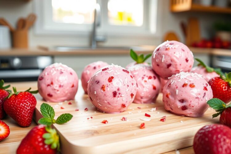 Keto Strawberry Fat Bombs