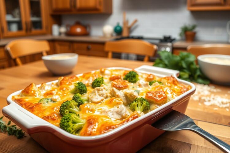 Low Carb Chicken Broccoli Casserole