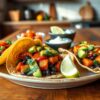 Spicy Chipotle Black Bean & Sweet Potato Tacos