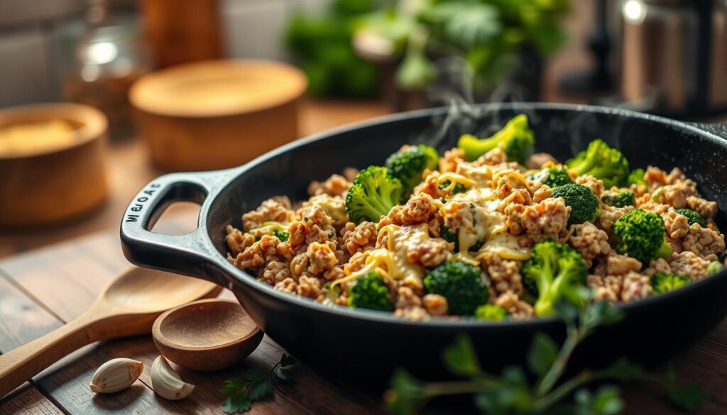 ground turkey broccoli skillet ground turkey broccoli skillet