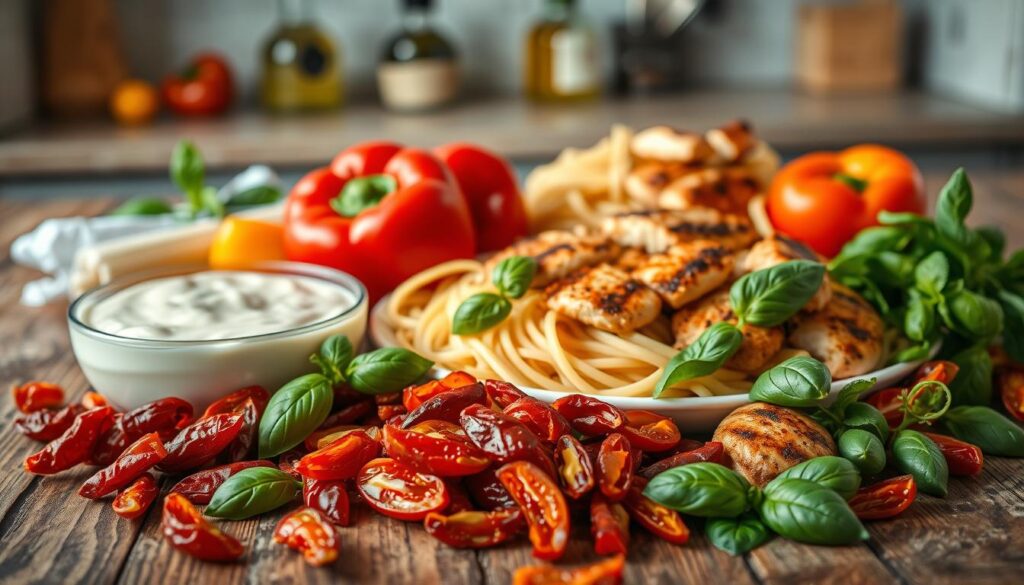 ingredients for pasta ingredients for pasta