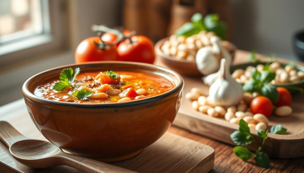 tomato white bean soup