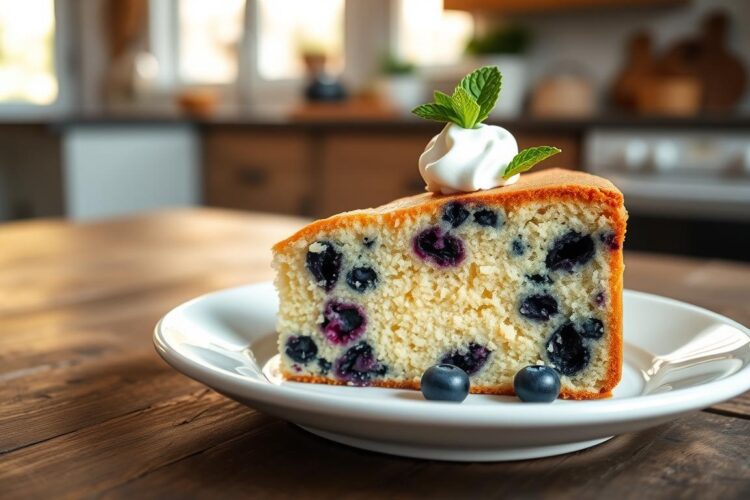 Keto Blueberry Butter Cake (Low Carb)