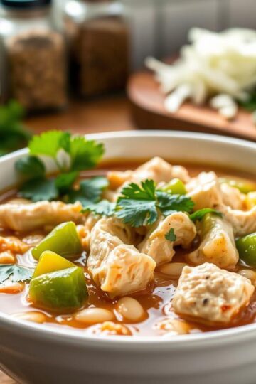 Keto White Chicken Chili