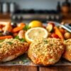 Parmesan Crusted Chicken Sheet Pan Dinner