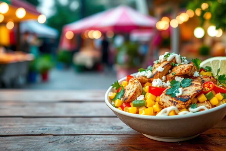 Street Corn Chicken Bowl