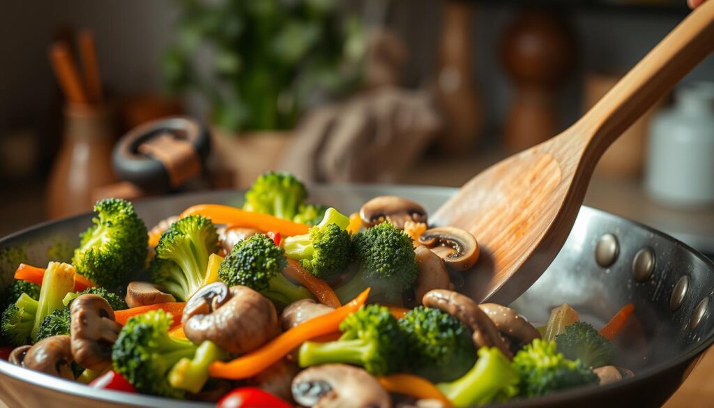 broccoli mushroom stir
