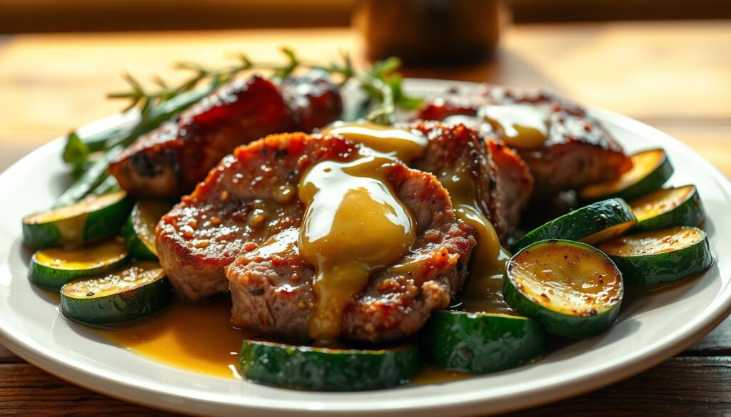 butter steak zucchini