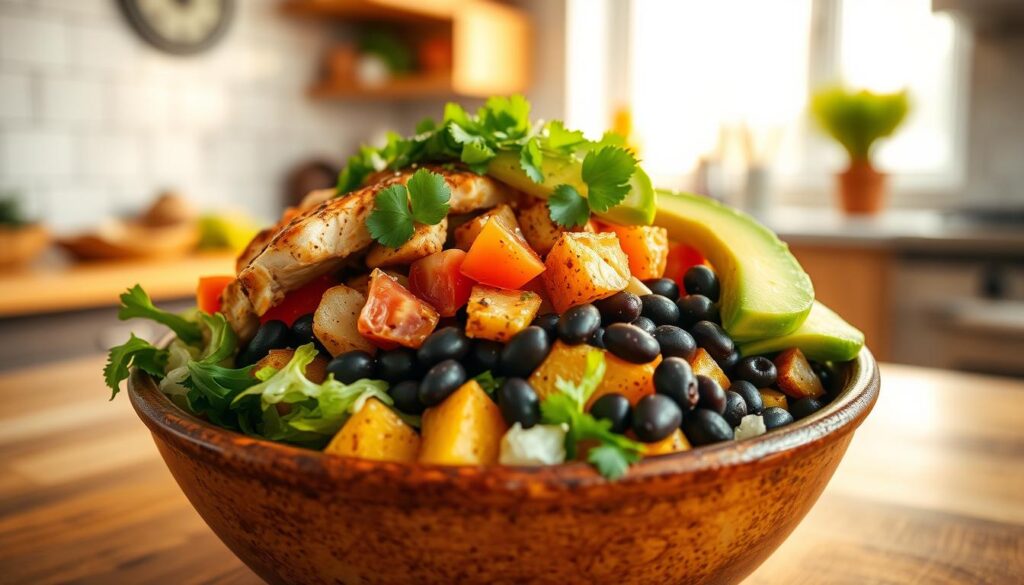 high protein taco bowl