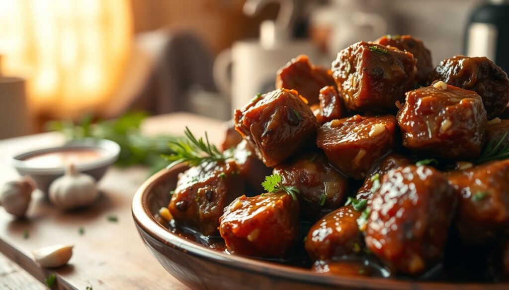 slow cooker steak bites