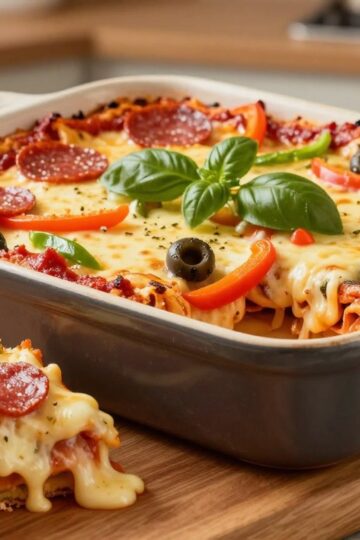 Easy Keto Pizza Casserole
