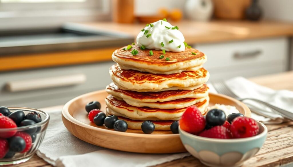 keto breakfast flourless cottage cheese pancakes
