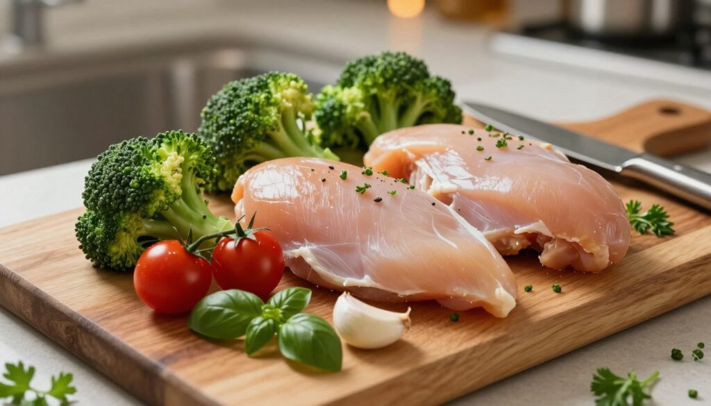 one-pan chicken broccoli ingredients